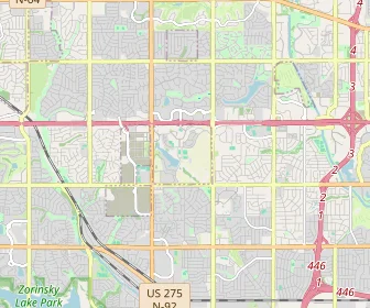 Area schools map